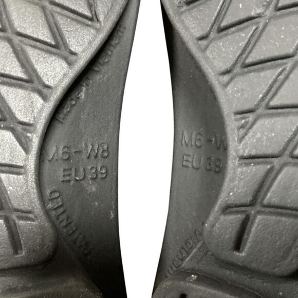 Oofos OOcloog Womens 8 Mens 6 Slip On Recovery Clogs Black Sport Slide - Picture 9 of 9